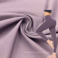 customized colors nylon 76 spandex 24 solid dyed four way stretch smooth yoga pants fabric for sportswear